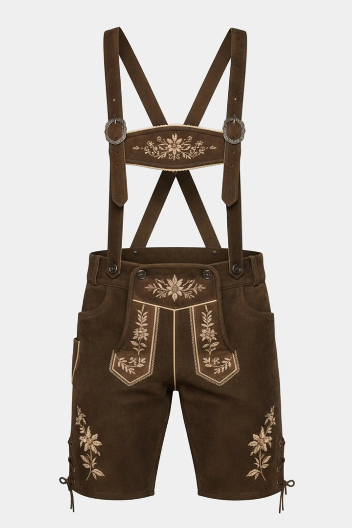 Kit Carson Dark Brown Lederhosen