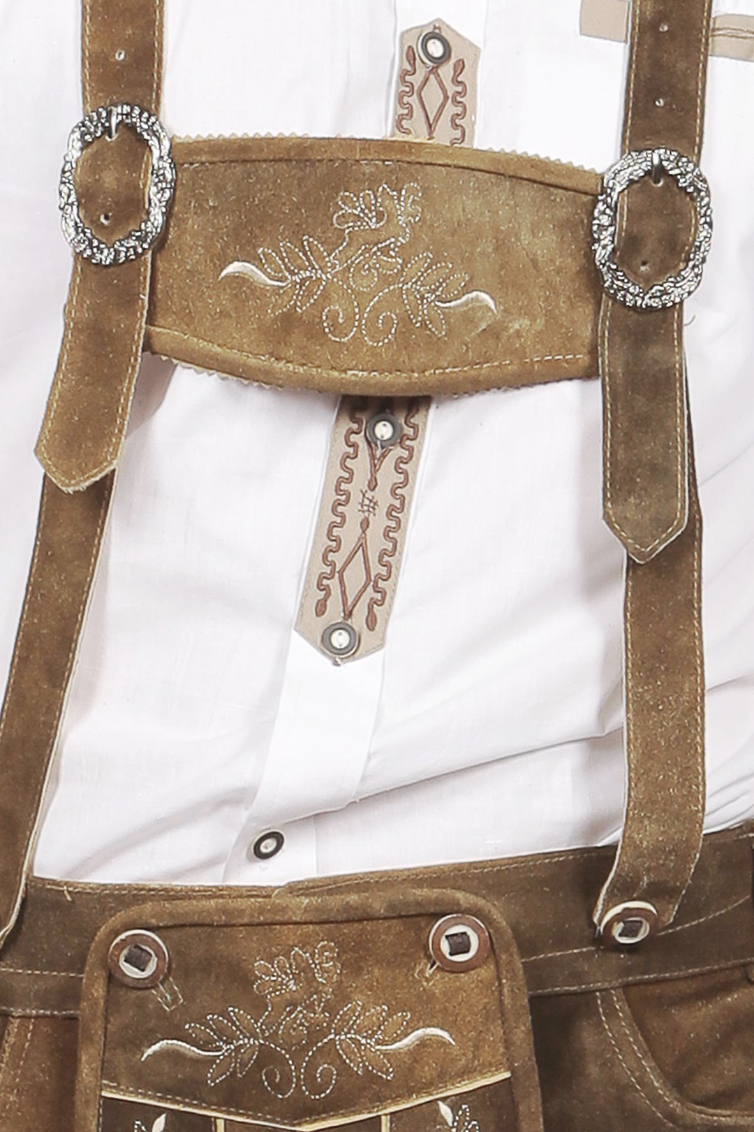 Short Plattler Lederhosen Staggering Brown