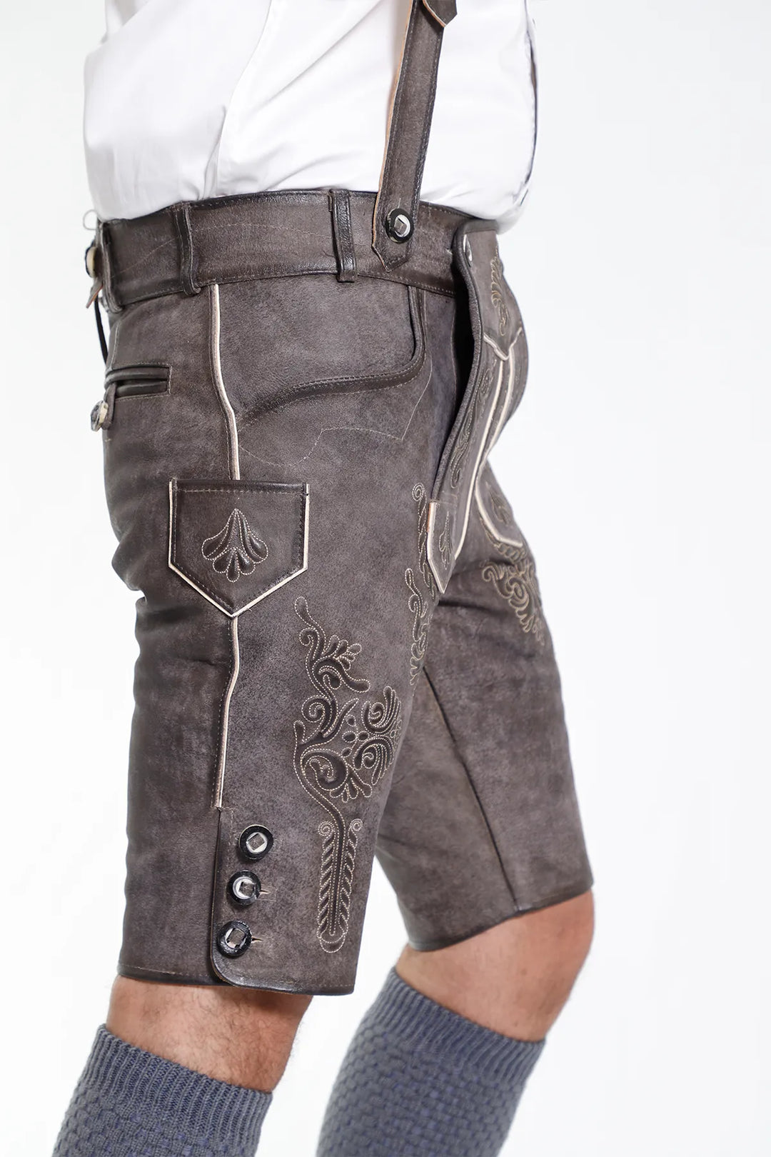 Trachten Short Lederhosen Classic Black
