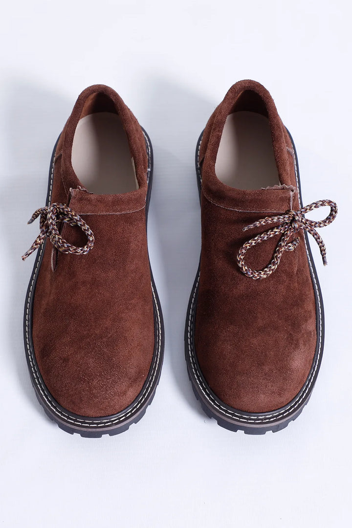Authentic Light Brown Lederhosen Shoes