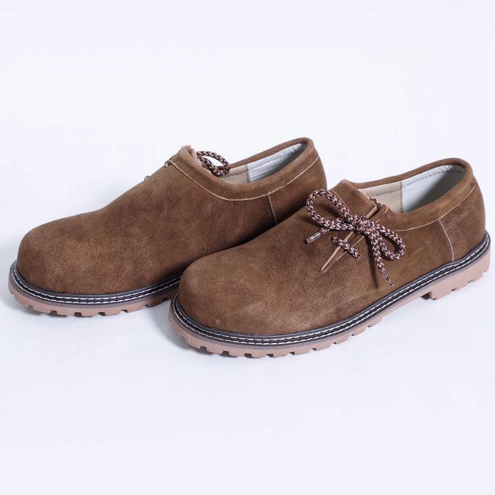 Trendy Dusky Brown Lederhosen Mens Shoes
